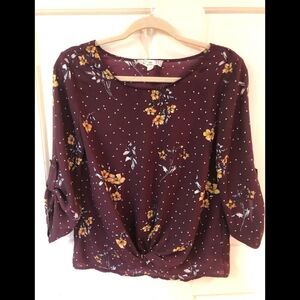Pink Republic floral blouse